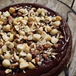 Bitter Chocolate Hazelnut Cake
