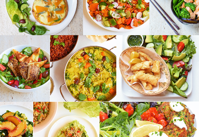 Collage of IQS meals