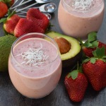 Simple Strawberries and Cream Smoothie